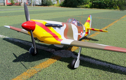 Dewoitine D-520 71" wingspan 26-30cc included Electric Retracts, Matte Finish by