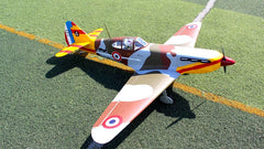 Dewoitine D-520 71" wingspan 26-30cc included Electric Retracts, Matte Finish by