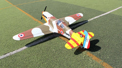 Dewoitine D-520 71" wingspan 26-30cc included Electric Retracts, Matte Finish by