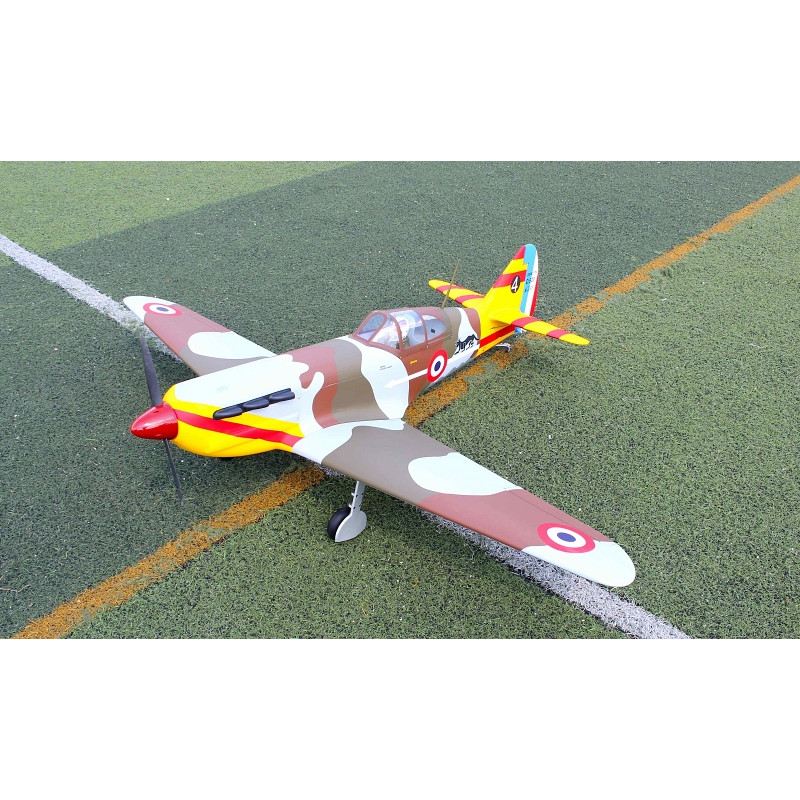 Dewoitine D-520 71" wingspan 26-30cc included Electric Retracts, Matte Finish by