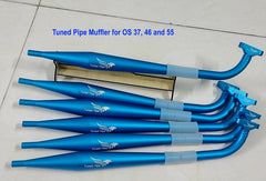 Tuned Pipe Muffler suits OS Engines 46AX, 55AX For SEA406 Pattern Kwik Fly MK