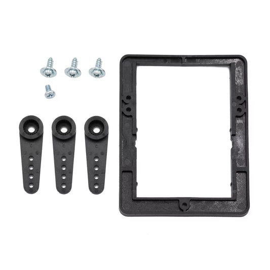 SH-91M Servo Arm/Horn Set and Mounting Plate for 30mm Wide Wing Servos by Savox
