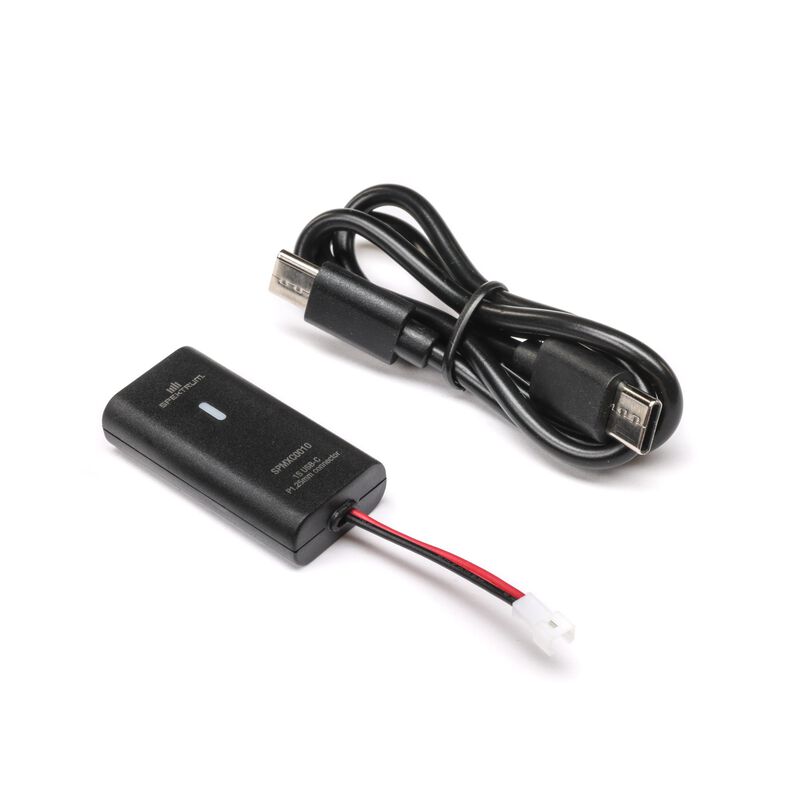 1S PH1.25 2-pin USB-C 500mAh Charger by Spektrum
