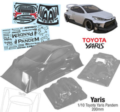 Yaris 1/10 Toyota Yaris Pandem, 200mm by Team C