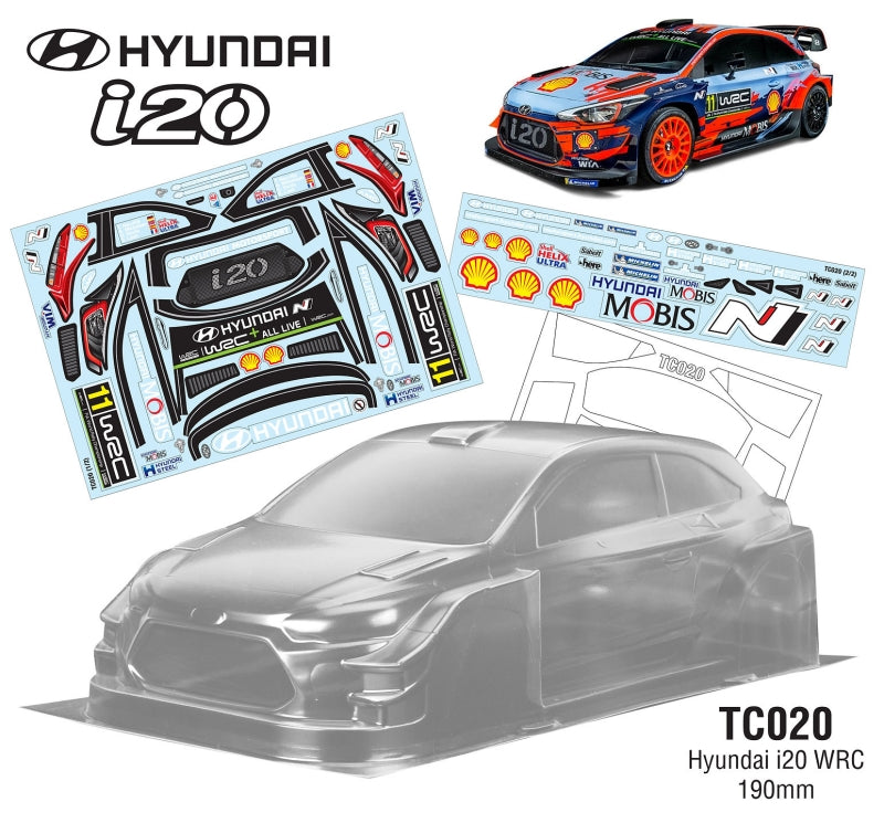 1/10 Hyundai i20 WRC 190mm