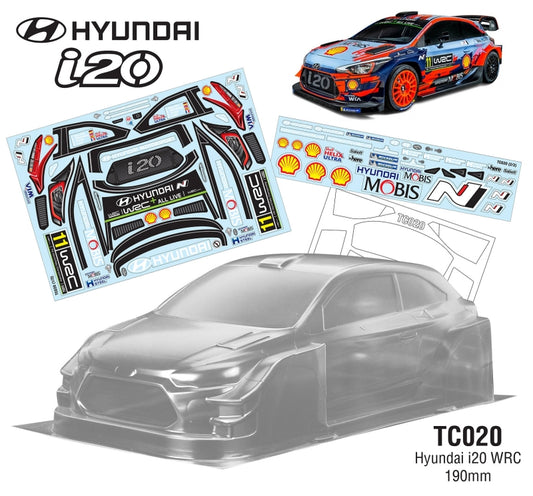 1/10 Hyundai i20 WRC 190mm
