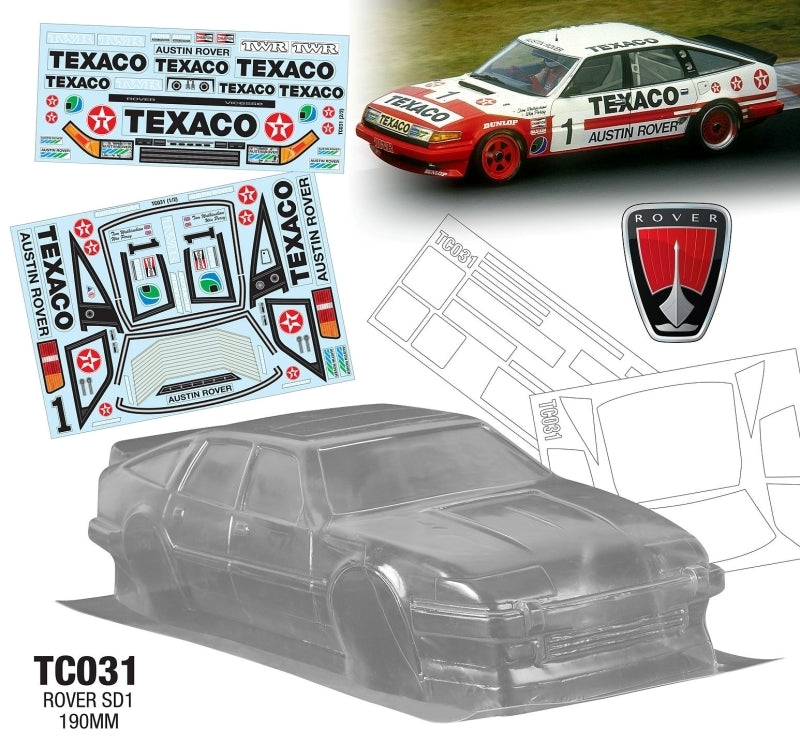 1/10 Rover SD1 190mm Clear Body by Team C