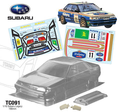 Subaru Legacy Rally 190mm Rallying/Rothmans Decal Sheet