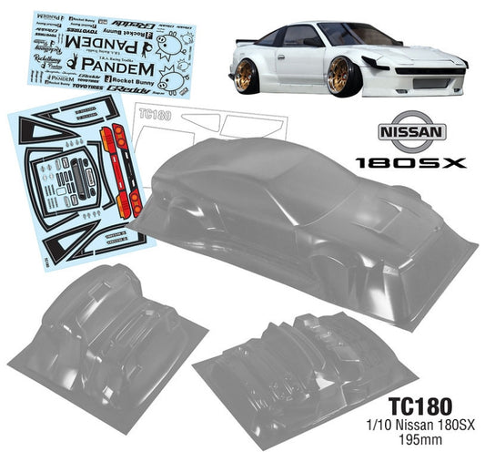 1/10 Nissan 180SX, 195mm by Team C