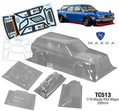 1/10 MAZDA RX3 WAGON 200MM Wide by Team C