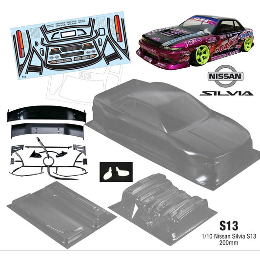 1/10 Nissan Silvia S13 200mm by Team C