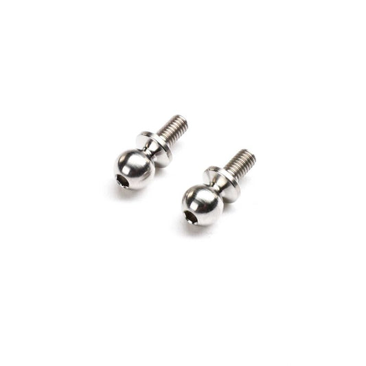 Ball Stud, 5.8mm x 6mm, Titanium (2): 22X by TLR