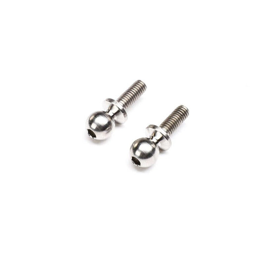 Ball Stud, 5.8mm x 8mm, Titanium (2): 22X by TLR