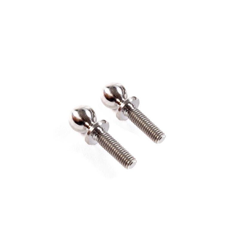 Ball Stud, 5.8mm x 10mm, Titanium (2): 22X by TLR