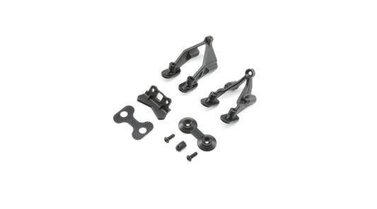Rear Wing Stay & Washers: 22 4.0 by TLR