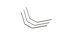 Sway Bar Set, 1.6/1.8/2.0mm (3): 22X-4 2.0 Only by TLR