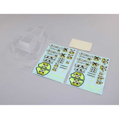 Body Set, Clear, w/Decals: 8X, 8XE 2.0 by TLR