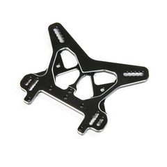 "Rear Shock Twr, BLK, Alum: 8X8X" by TLR