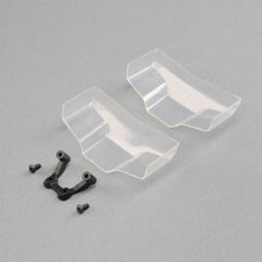 Low Front Wing, Clear, with Mount (2) by TLR