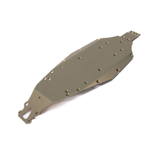 Chassis, +4mm, 2mm Plate: 22 5.0 for Dirt/Clay by TLR