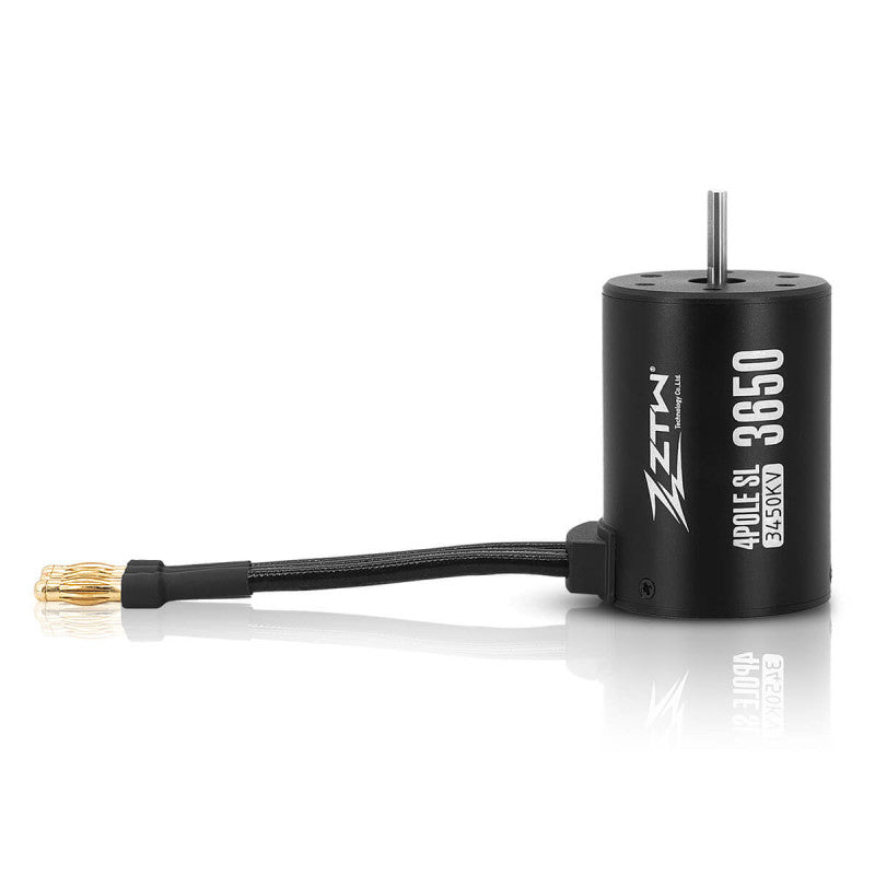 3450KV 2-3S 1/10 Sensorless 540 Brushless Motor, 3.17mm Motor Shaft by ZTW