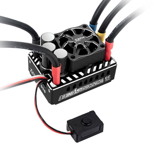 1/8 Beast Pro 260A 2-4s Lipo G2 BLE (Bluetooth) Sensored ESC For 1/8th Buggy or