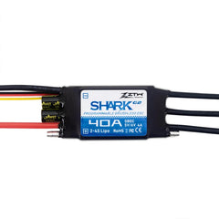 Shark 40A G2 Brushless Marine Boat ESC, 2-4s Lipo, Adjustable 8A SBEC 69x33x9mm