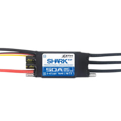 Shark 60A G2 Brushless Marine Boat ESC, 2-6s Lipo, Adjustable 8A SBEC 70x41x12mm