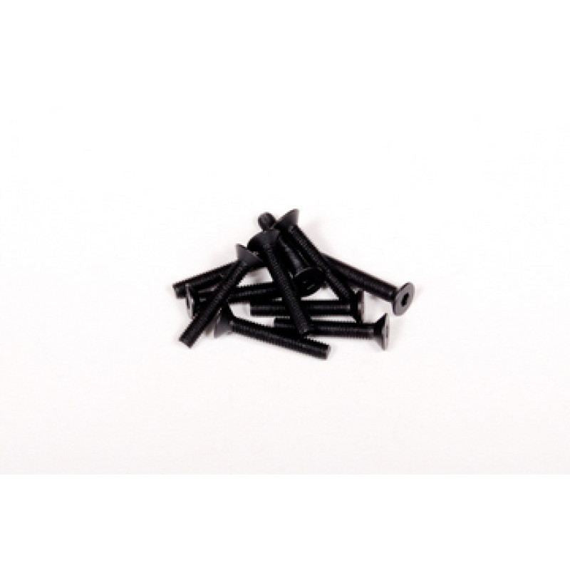 AXA148 Hex Socket Flat Head M3x18mm Black (10) by Axial