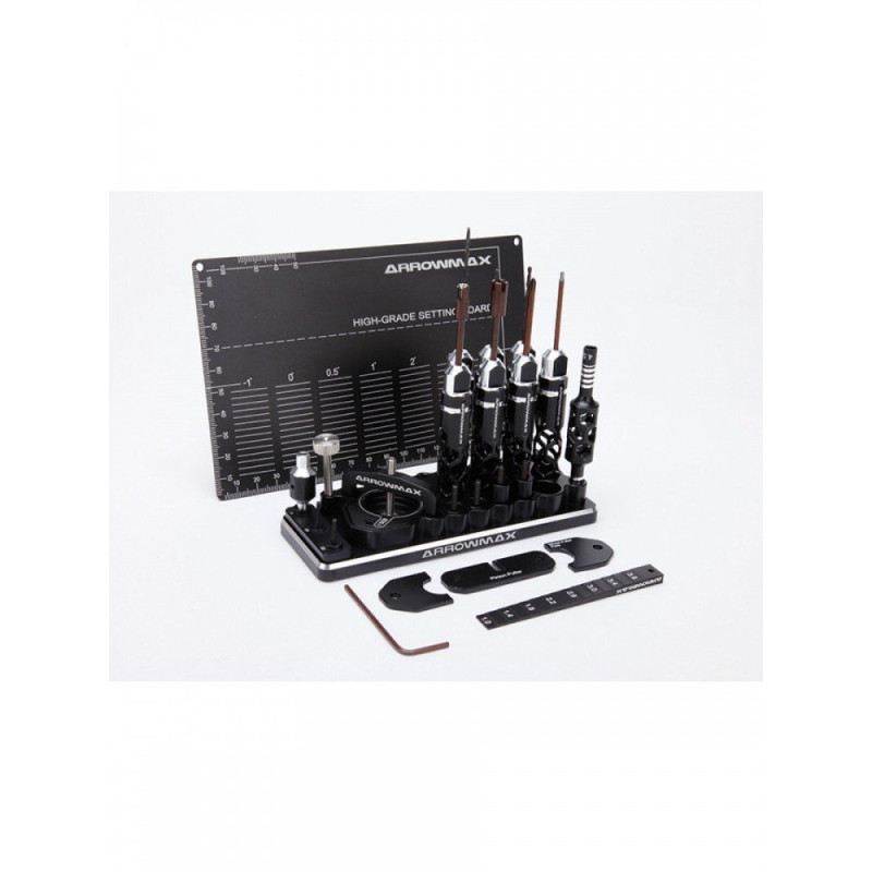 ArrowMax AM Special Toolset For 1/32 Mini 4WD (Black)