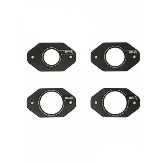 Wheel Piercer Plate For 1/32 Mini 4WD (Black) by ArrowMax