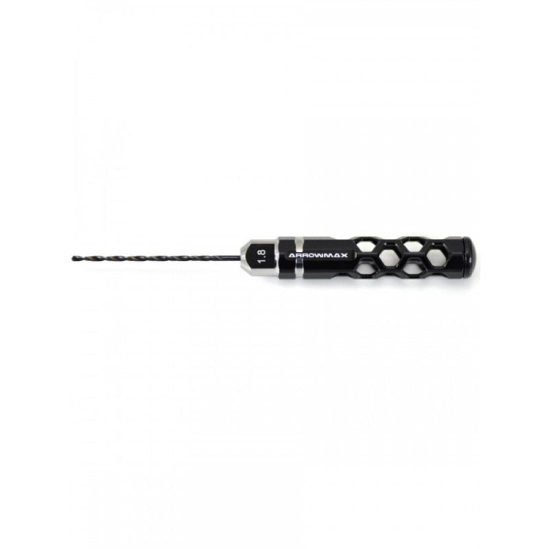 Drill 1.8MM Long For 1/32 Mini 4WD (Black) by ArrowMax