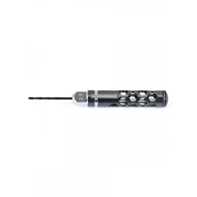 Drill 2.0MM For 1/32 Mini 4WD (Gray) by ArrowMax