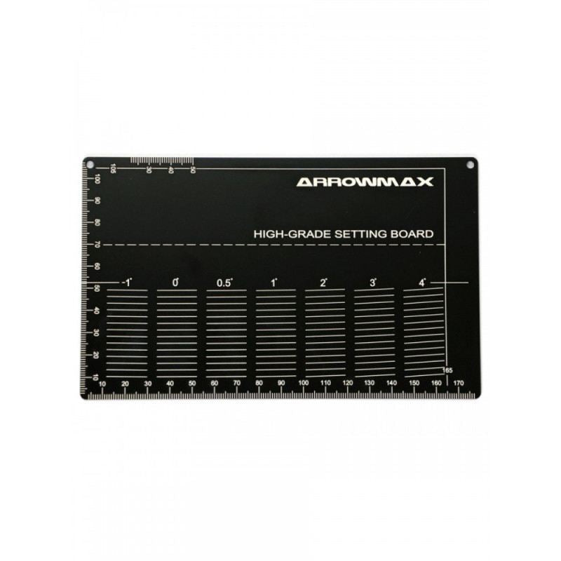 High Grade Setting Board For 1/32 Mini 4WD (Black) by ArrowMax