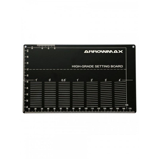 High Grade Setting Board For 1/32 Mini 4WD (Black) by ArrowMax