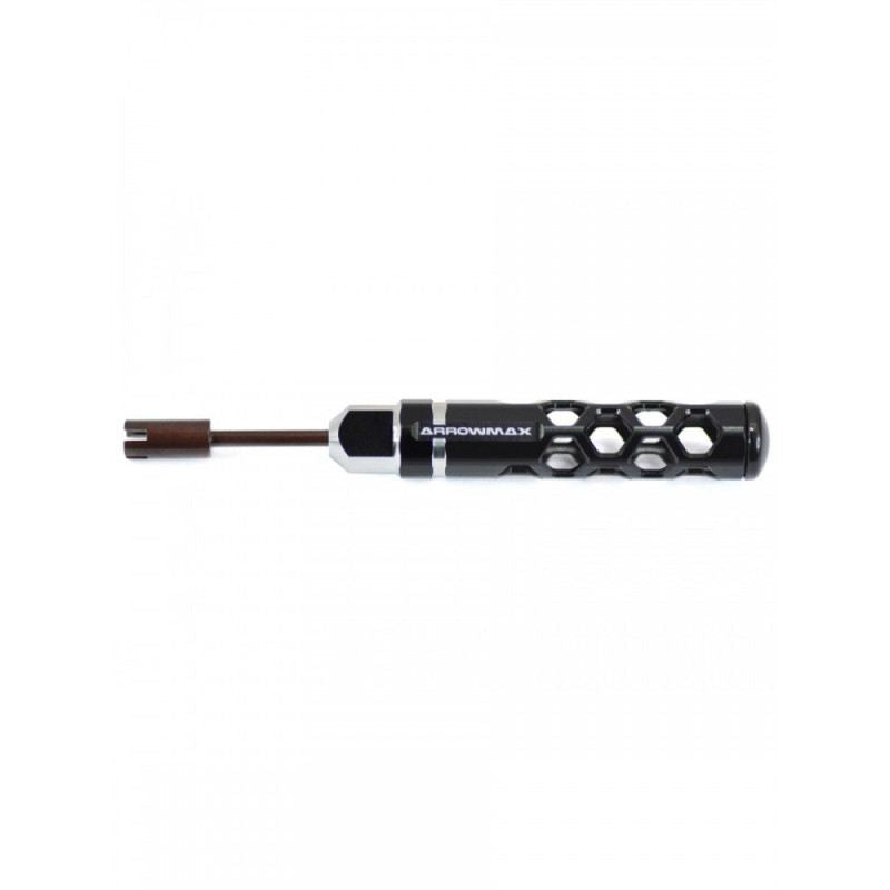 6MM Bearing Trimmer For 1/32 Mini 4WD (Black) by ArrowMax