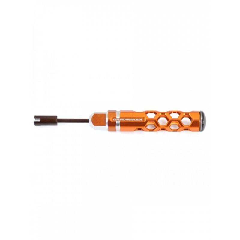 6MM Bearing Trimmer For 1/32 Mini 4WD (Orange) by ArrowMax