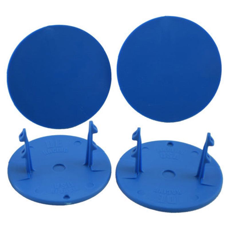DE Racing Gambler Snap-In Mud Plugs (Blue)