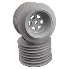 DE Racing Gambler Rear Wheels with 12mm Hex / AE -TLR-Losi 22S Sprint / SILVER (