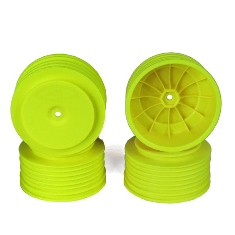 DE Racing SpeedLine PLUS Short Course Wheels Yellow(4 Pcs.) TLR 22SCT - TEN-SCTE
