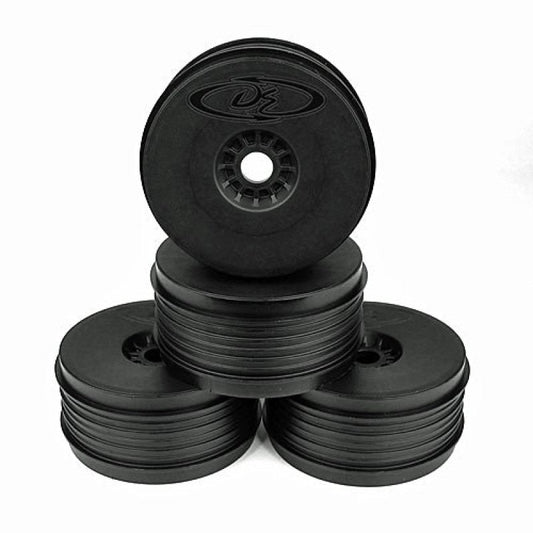 DE Racing Speedline PLUS Wheels for 1/8 Buggy / BLACK 4pcs