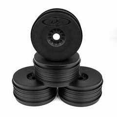 DE Racing Speedline PLUS Wheels for 1/8 Buggy / BLACK 4pcs