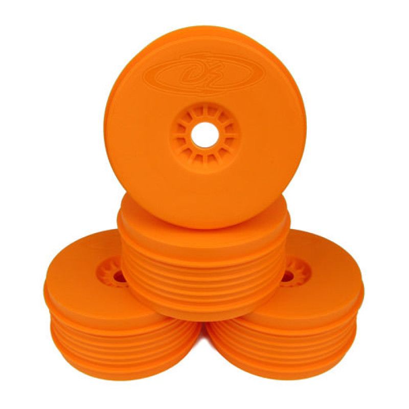 DE Racing Speedline PLUS Wheels for 1/8 Buggy / ORANGE 4pcs