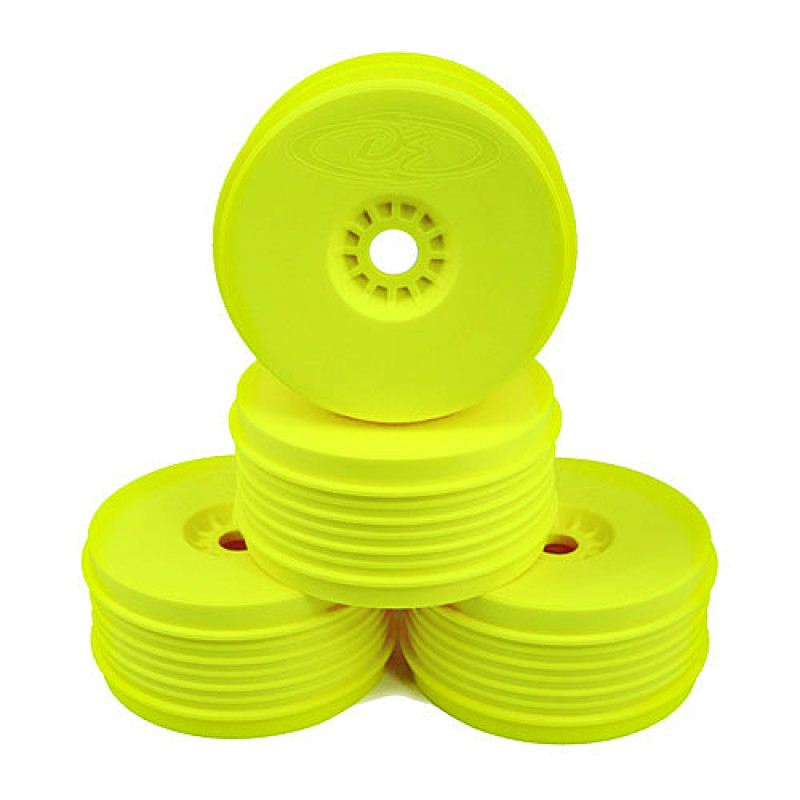 DE Racing Speedline PLUS Wheels for 1/8 Buggy / YELLOW 4pcs