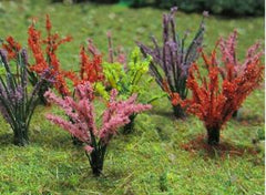 JTT O: 25 to 38mm Flower Bushes(32