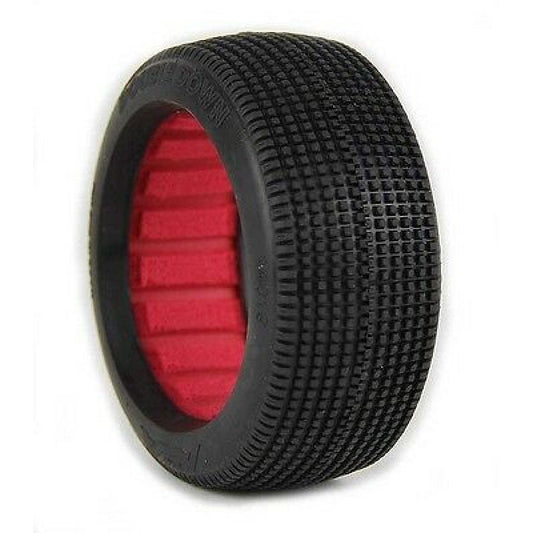 AKA 1:8 BUGGY ZIPPS (SUPER SOFT - LONG WEAR) WITH RED INSERTS (ONE PAIR)