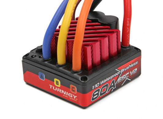 TrackStar 1/10th Brushless Sensorless 80A waterproof ESC V2