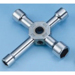 4 Way Wrench / Std 8,9,10 and 12mm Sockets