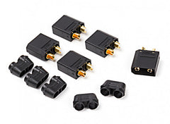 Nylon XT90 Connectors Male (5 pcs/bag) Black
