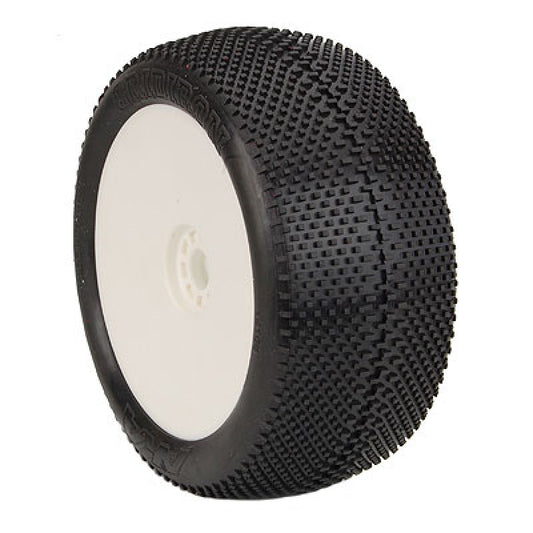 1:8 TRUGGY EVO GRIDIRON SUPER SOFT - LONG WEAR PRE-MNTD WHITE by AKA